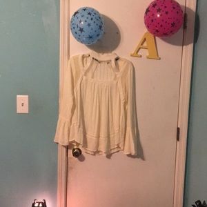 Long sleeve white shirt